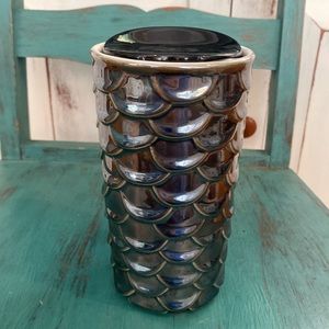 Starbucks Anniversary Iridescent Siren Scale Relief Ceramic Tumbler